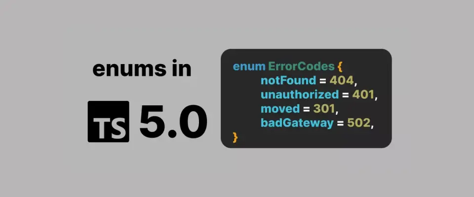 TypeScript enums in 5.0 (are they still bad?)