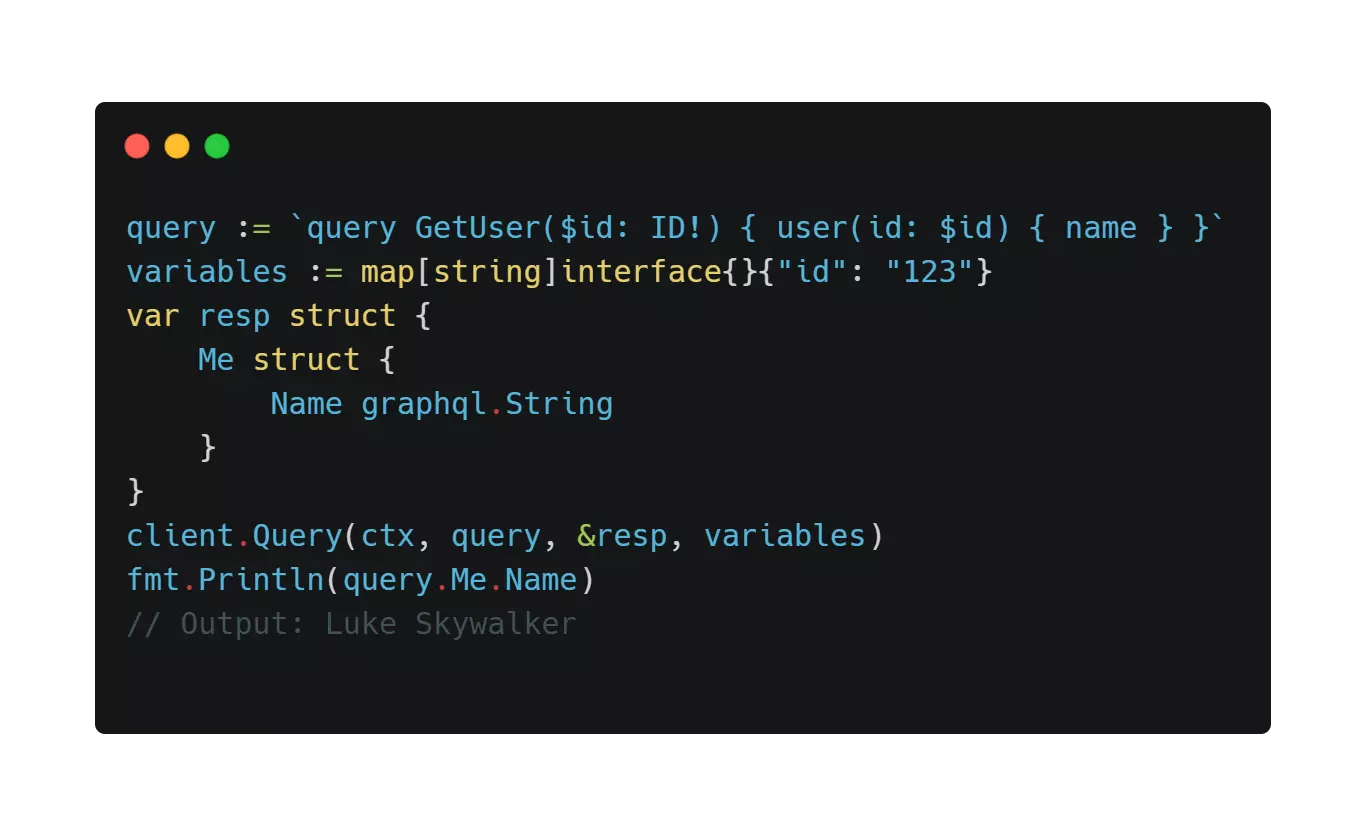 example query