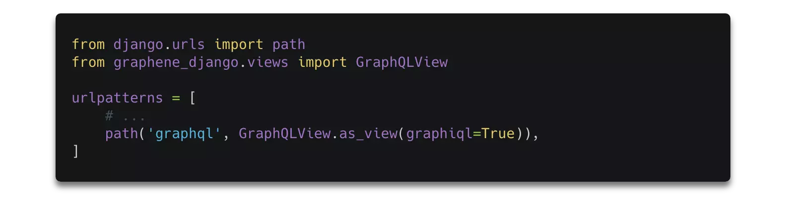 settup graphql endpoint