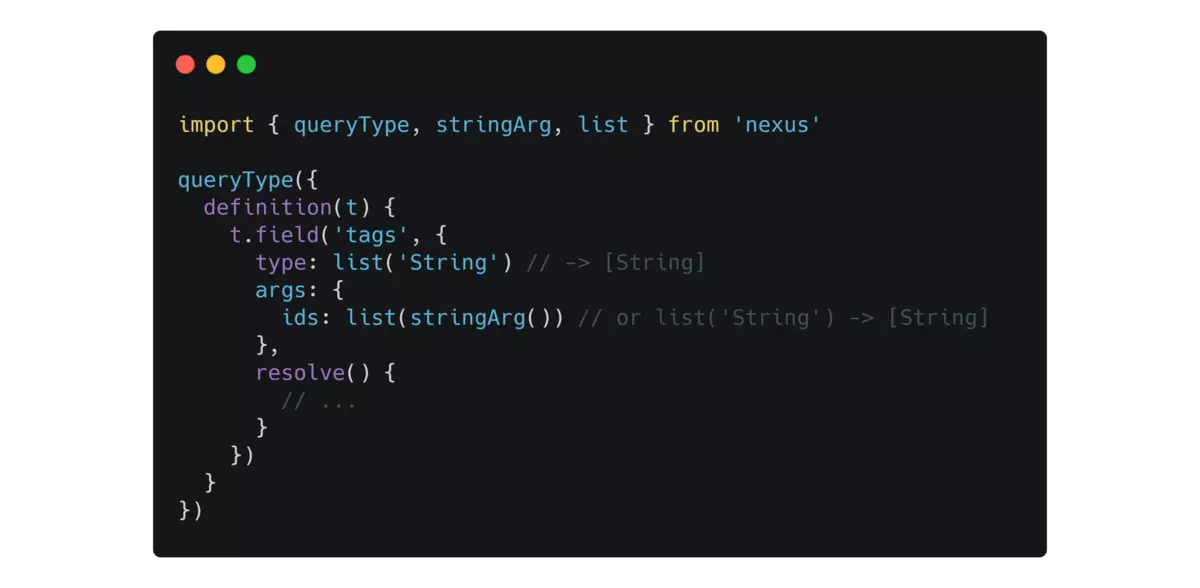 Changes to the List API in GraphQL Nexus 1.0