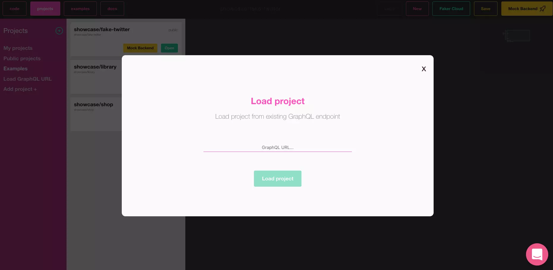 Load your schema URL