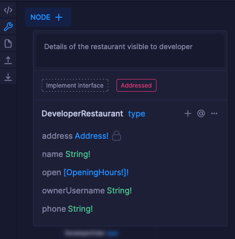 Freezing connection between type and interface